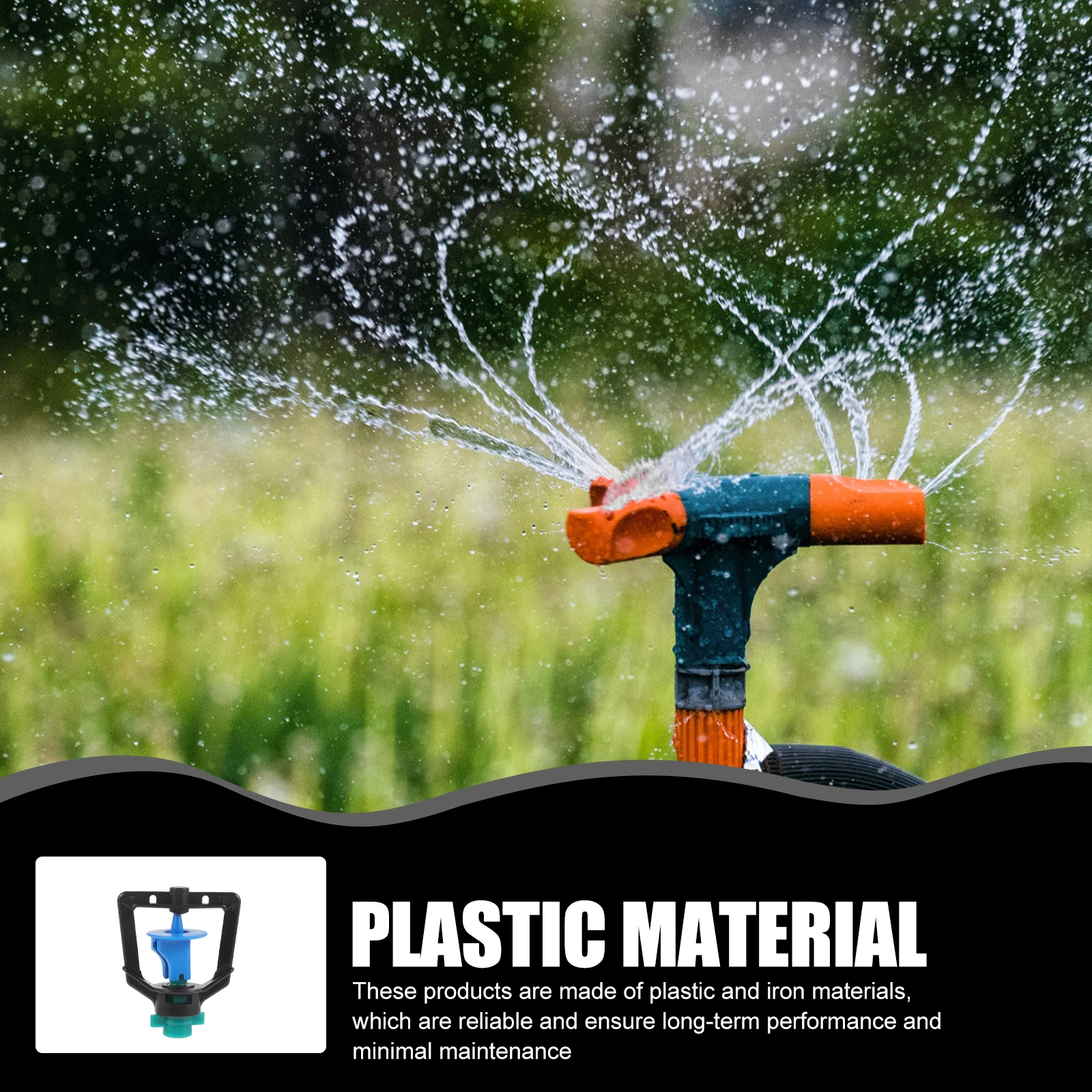 50pcs Rotating Lawn Sprinkler Garden Sprinklers For Vegetable Stable Base Uniform Spray Rotary Sprinkler Head For Yard Watering 
50pcs Rotating Lawn Sprinkler Garden Sprinklers For Vegetable Stable Base Uniform Spray Rotary Sprinkler Head For Yard Watering