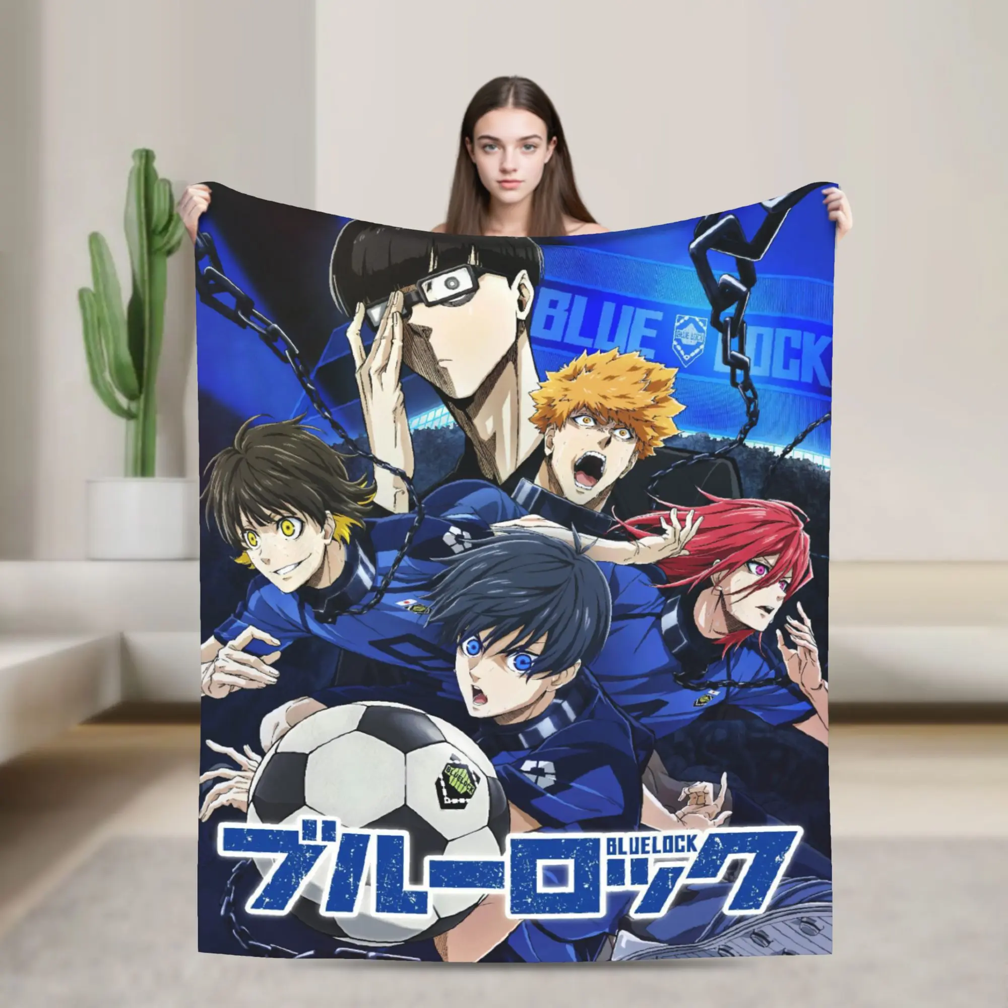 Anime Blue Locks Blanket Fleece Winter Portable Soft Throw Blanket for Bedding Car Plush Thin Quilt
Anime Blue Locks Blanket Fleece Winter Portable Soft Throw Blanket for Bedding Car Plush Thin Quilt