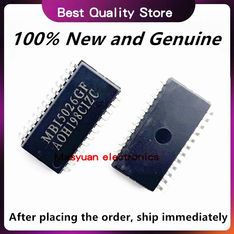 50 шт./лот MBI5026GF MBI5026 SSOP24 100% новый оригинал в наличии
50 шт./лот MBI5026GF MBI5026 SSOP24 100% новый оригинал в наличии