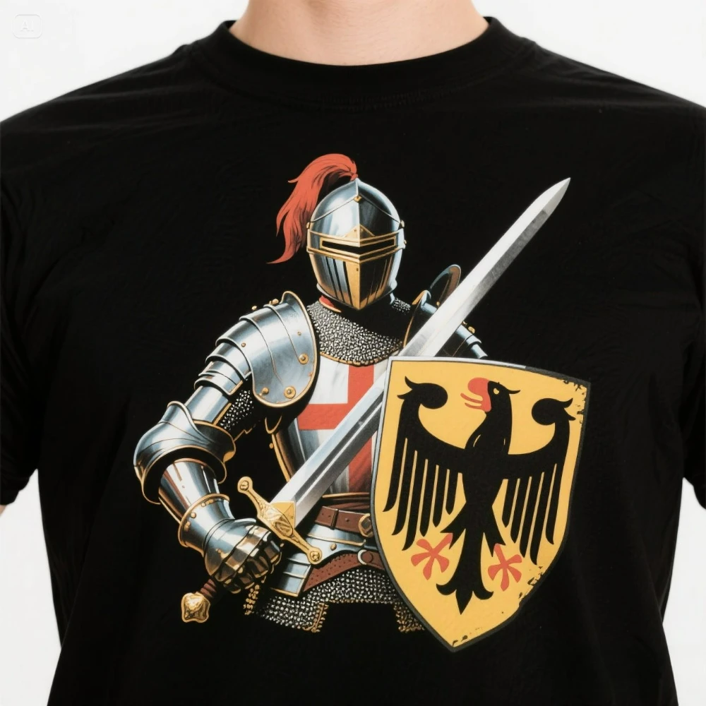 Teutonic Knight German Order of Knights Sword Armor Knight T-Shirt. Summer Cotton Short Sleeve O-Neck Mens T Shirt New S-3XL
Teutonic Knight German Order of Knights Sword Armor Knight T-Shirt. Summer Cotton Short Sleeve O-Neck Mens T Shirt New S-3XL