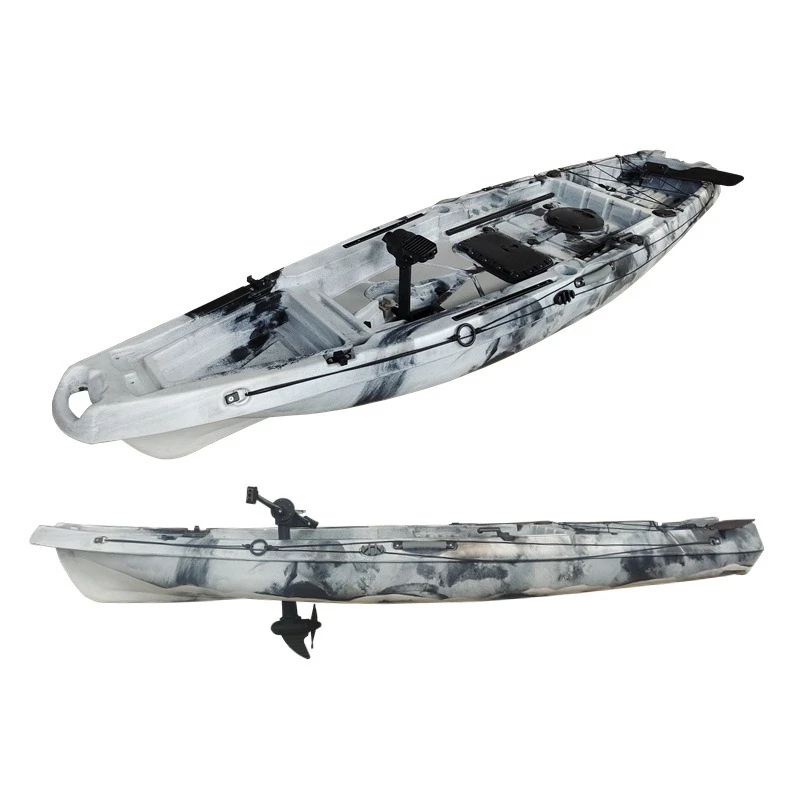 320Cm rotomolded propeller pedal boat, plastic hard boat kayak
320Cm rotomolded propeller pedal boat, plastic hard boat kayak