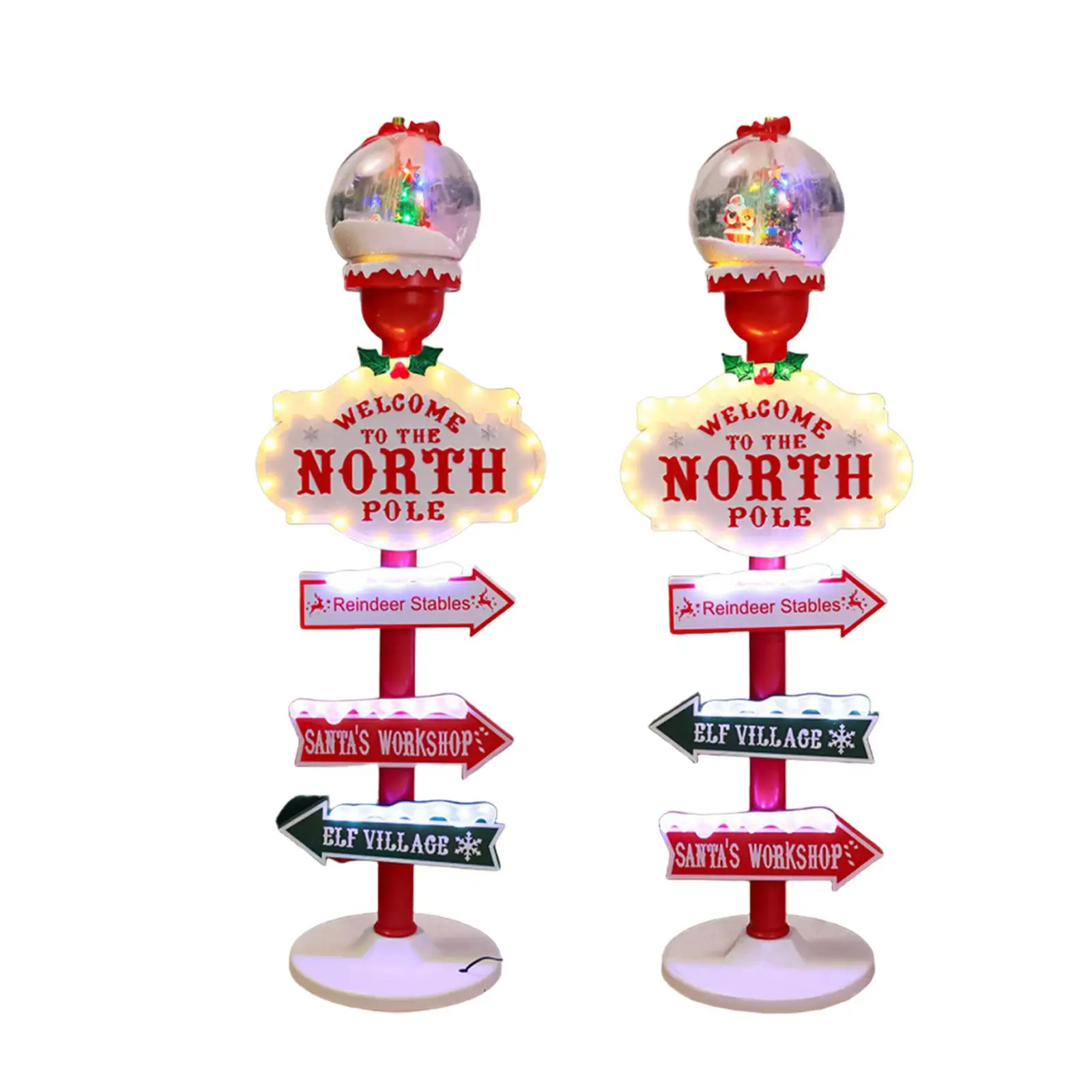 Lighted Christmas North Pole Yard Sign Creative Decorative Piece Xmas Decoration for Home Decor Backyard Walkway Pathways Winter
Lighted Christmas North Pole Yard Sign Creative Decorative Piece Xmas Decoration for Home Decor Backyard Walkway Pathways Winter