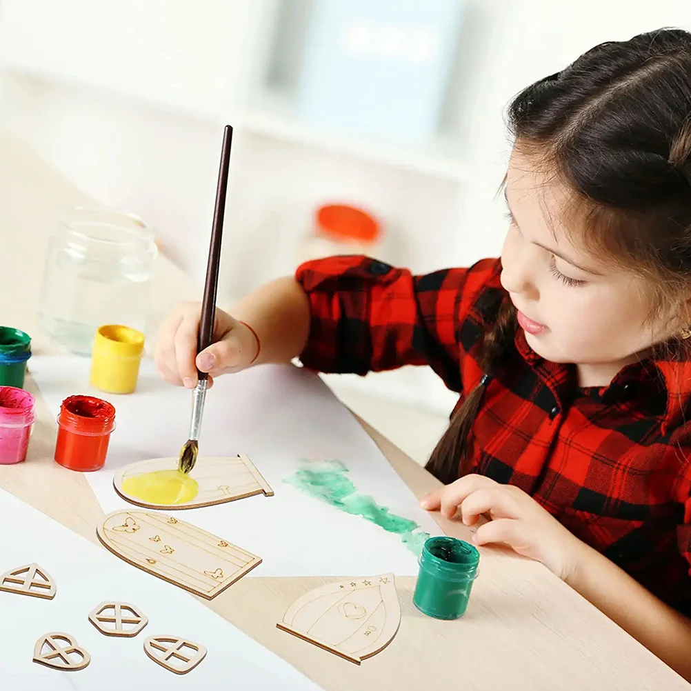 36 pcs Wooden Fairy Door Slices Unfinished Blank Wood DIY Crafts Material Mini Decorative Ornaments Sewing Accessories
36 pcs Wooden Fairy Door Slices Unfinished Blank Wood DIY Crafts Material Mini Decorative Ornaments Sewing Accessories