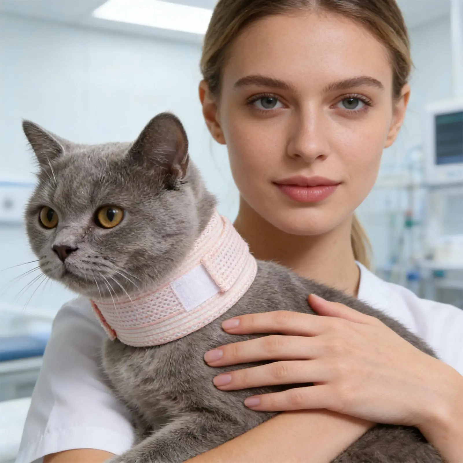Cat Recovery Collar Washable Waterproof Dog Neck Support Collar Comfortable Adjustable Pet Anti-lick Collar
Cat Recovery Collar Washable Waterproof Dog Neck Support Collar Comfortable Adjustable Pet Anti-lick Collar
