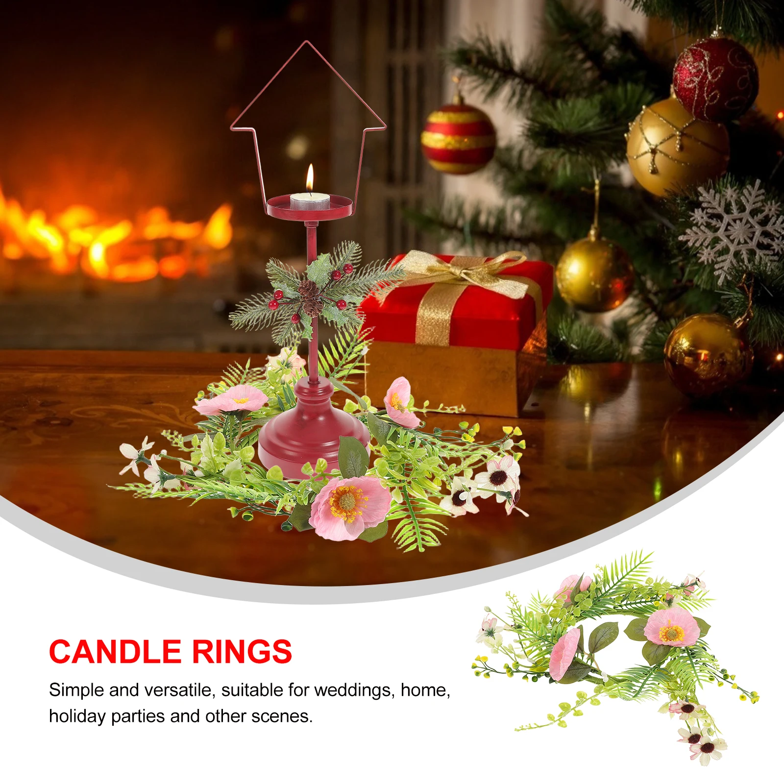 1pcs Wedding Rings Wreaths Artificial Floral Greenery Ring Decor Plastic Flowers Table Centerpiece Spring
1pcs Wedding Rings Wreaths Artificial Floral Greenery Ring Decor Plastic Flowers Table Centerpiece Spring