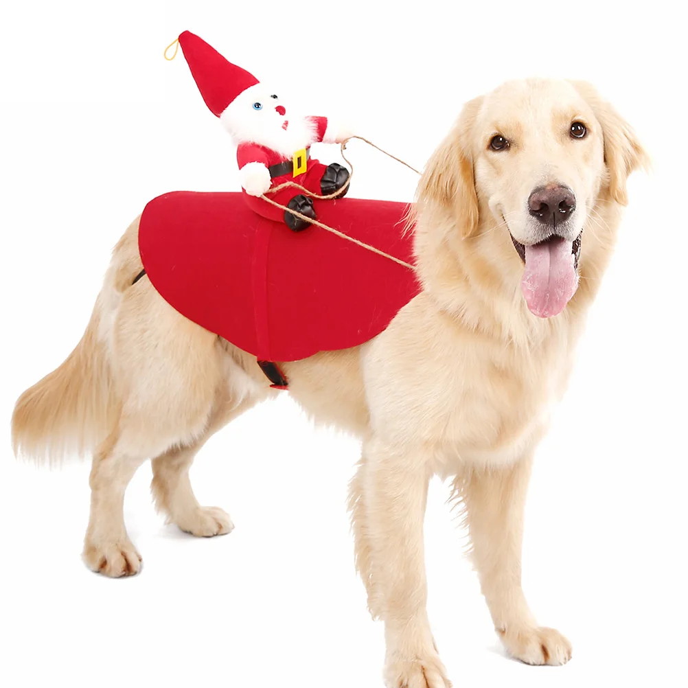 Christmas Pet Clothes Dog Costume Cute Funny Outfits Red Party Coat for Dogs Walking Jogging Outdoor Santa Riding Design Dog
Christmas Pet Clothes Dog Costume Cute Funny Outfits Red Party Coat for Dogs Walking Jogging Outdoor Santa Riding Design Dog