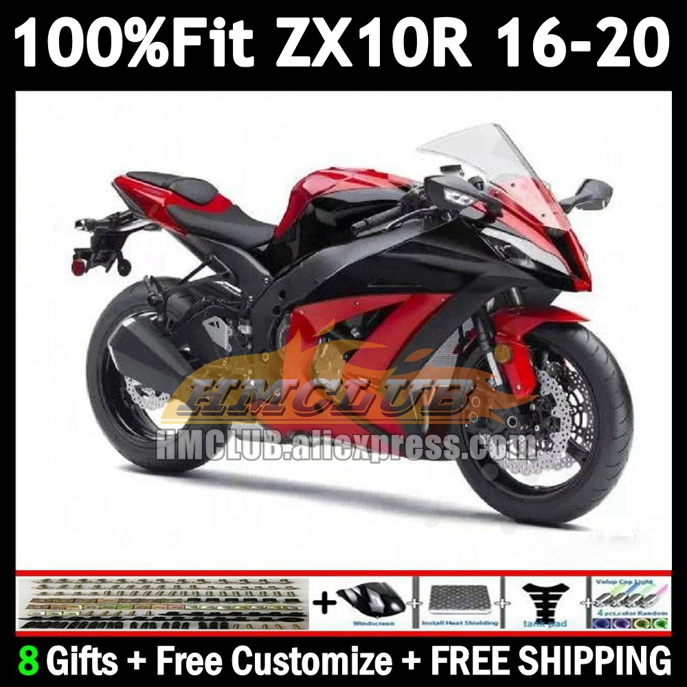 Injection Body For KAWASAKI NINJA ZX gloss red 10R 1000 2016 2017 2018 2019 2020 171No.75 ZX-10R ZX10R 16 17 18 19 20 Fairing
Injection Body For KAWASAKI NINJA ZX gloss red 10R 1000 2016 2017 2018 2019 2020 171No.75 ZX-10R ZX10R 16 17 18 19 20 Fairing