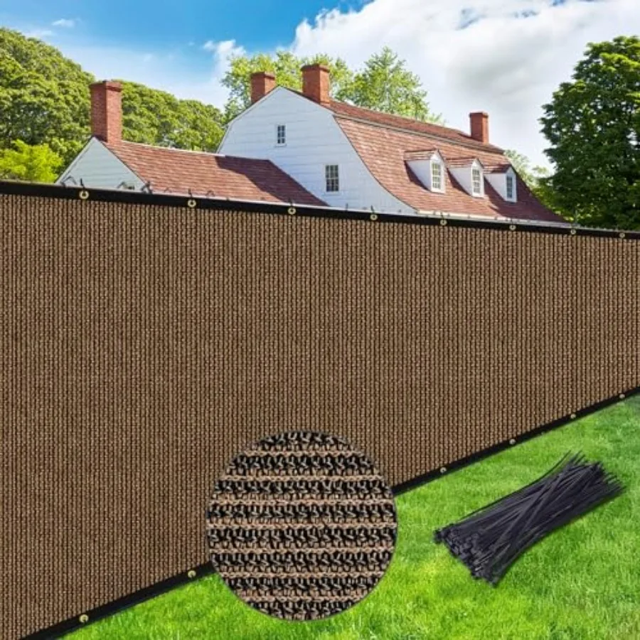 Privacy Screen Fence 4' x 50' Commercial 220GSM Fence Panel with Brass Grommets Heavy Duty Perfect for Outdoor Back Yard- Custo
Privacy Screen Fence 4' x 50' Commercial 220GSM Fence Panel with Brass Grommets Heavy Duty Perfect for Outdoor Back Yard- Custo