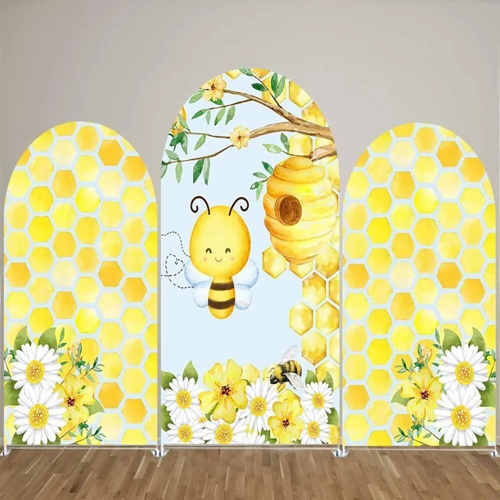 LS Custom 2-Sided Honey Bee Honeycomb Sweet One Kids Birthday Party Baby Shower Cover Chiara Arch Background Decor Backdrop
LS Custom 2-Sided Honey Bee Honeycomb Sweet One Kids Birthday Party Baby Shower Cover Chiara Arch Background Decor Backdrop