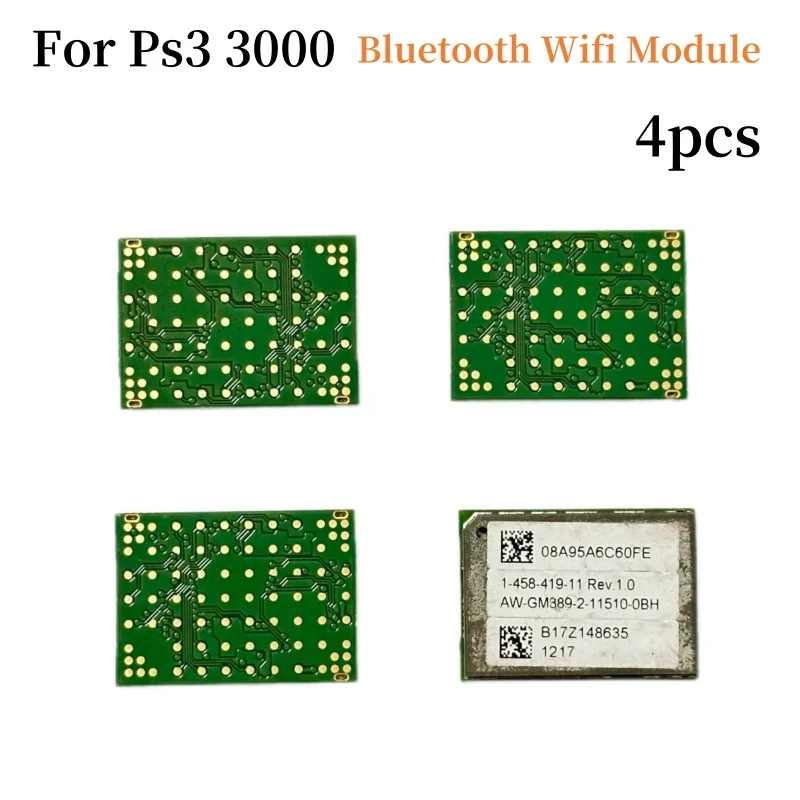 4pcs/lot Original for PS3 3000 AW-GM389-2-11510-0BH Playstation 3 CECH-3000 Console Wifi Board Wireless Bluetooth Module Pcb
4pcs/lot Original for PS3 3000 AW-GM389-2-11510-0BH Playstation 3 CECH-3000 Console Wifi Board Wireless Bluetooth Module Pcb