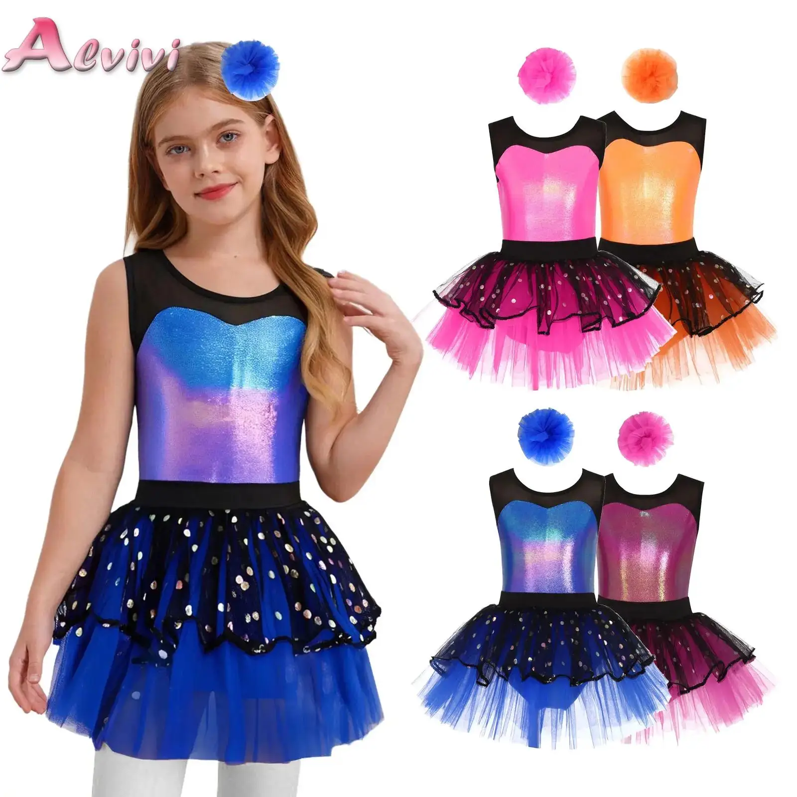 Kids Girls Princess Ballet Dance Tutu Sleeveless Shiny Leotards Dress Ballerina Gymnastics Skating Stage Performance Dancewear
Kids Girls Princess Ballet Dance Tutu Sleeveless Shiny Leotards Dress Ballerina Gymnastics Skating Stage Performance Dancewear