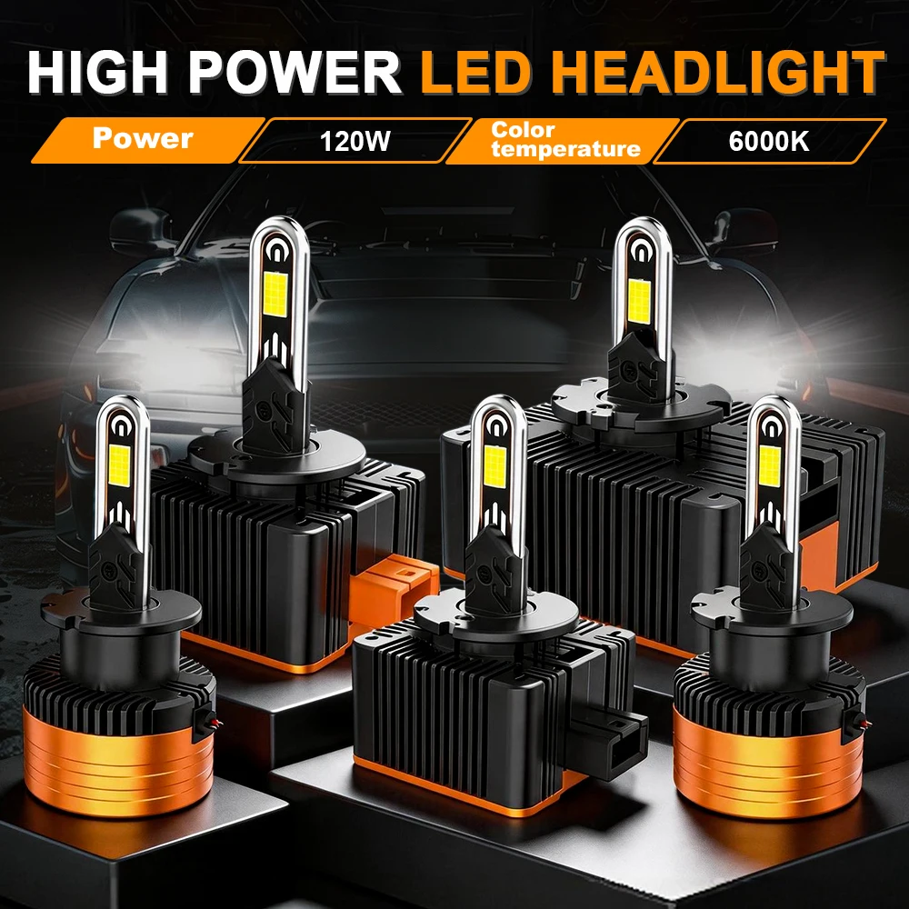D1S D3S LED Headlight Light Bulb For Car D2S D4S D5S D8S LED Lamp Canbus White 6000K HID Xenon Headlight Replacement 12V D3R D1R
D1S D3S LED Headlight Light Bulb For Car D2S D4S D5S D8S LED Lamp Canbus White 6000K HID Xenon Headlight Replacement 12V D3R D1R