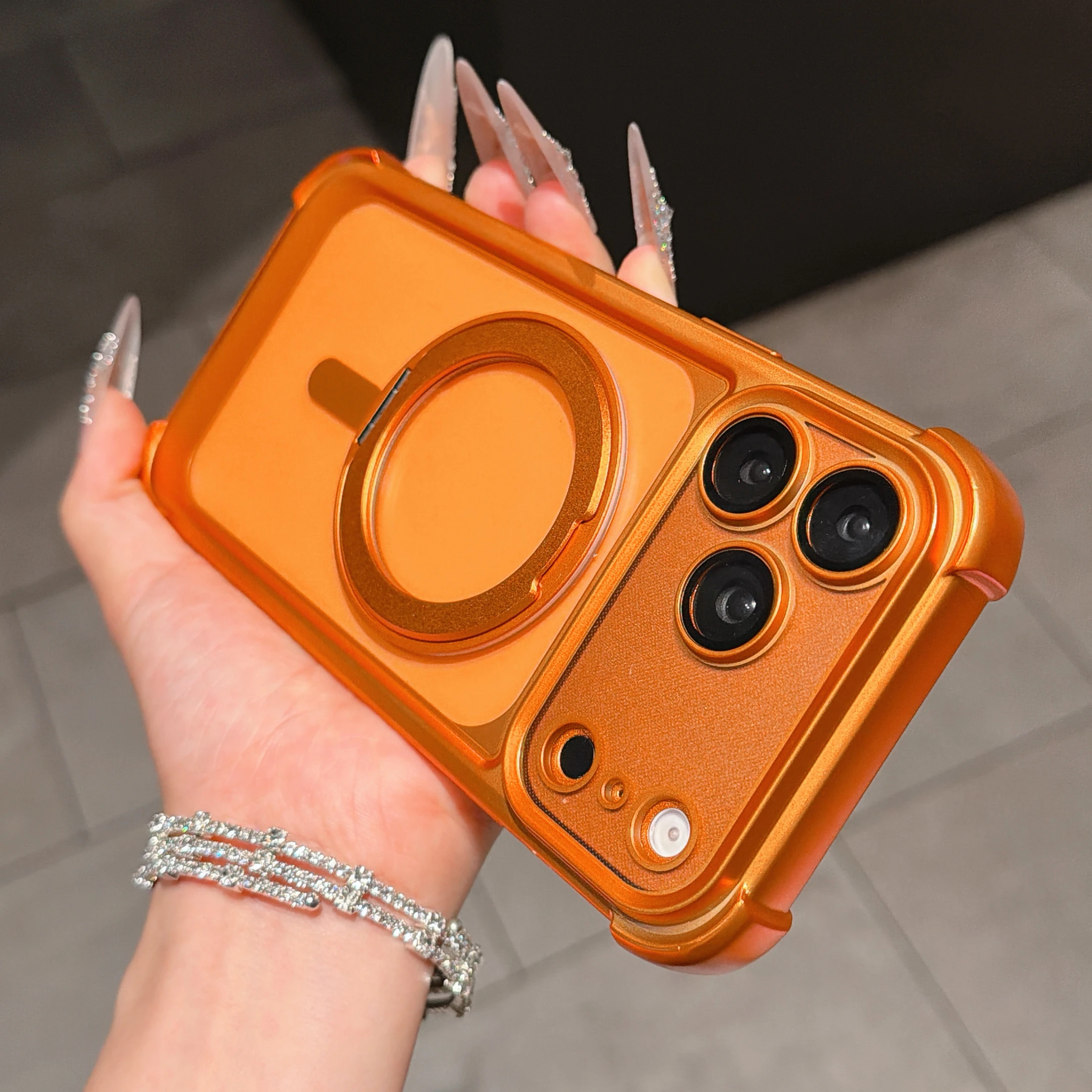 360 Rotating Bracket Simple Casual Acrylic Matte Case for iPhone 17 Pro Max 16 Plus 15 14 13 Precise Cutouts Shockproof Cover
360 Rotating Bracket Simple Casual Acrylic Matte Case for iPhone 17 Pro Max 16 Plus 15 14 13 Precise Cutouts Shockproof Cover