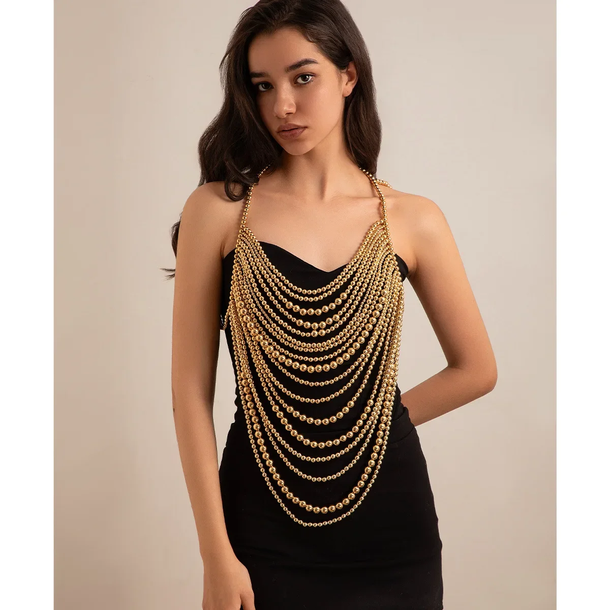 Braid Sexy Tоy for Woman Chain Multi-layer the Waist Fashion Jewelry Black Accessories Women Apparel Imitation Pearls Decoration
Braid Sexy Tоy for Woman Chain Multi-layer the Waist Fashion Jewelry Black Accessories Women Apparel Imitation Pearls Decoration