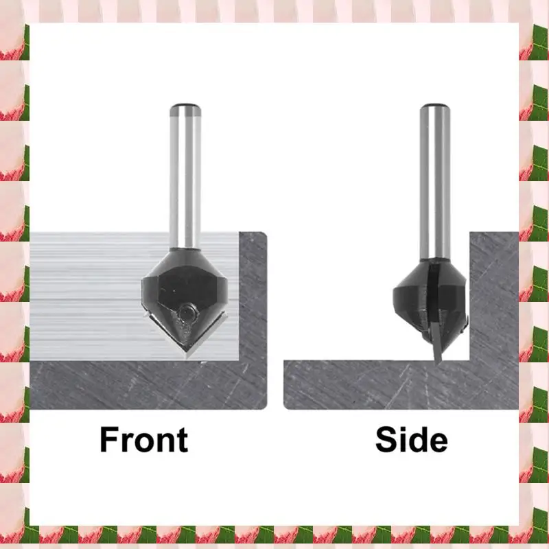 1/4Inch Shanks Carbide Spoiler V-Flute 90° Single Flute Ruter Drill Bit End Mill Woodworking Milling Cuttters Easy To Replace
1/4Inch Shanks Carbide Spoiler V-Flute 90° Single Flute Ruter Drill Bit End Mill Woodworking Milling Cuttters Easy To Replace