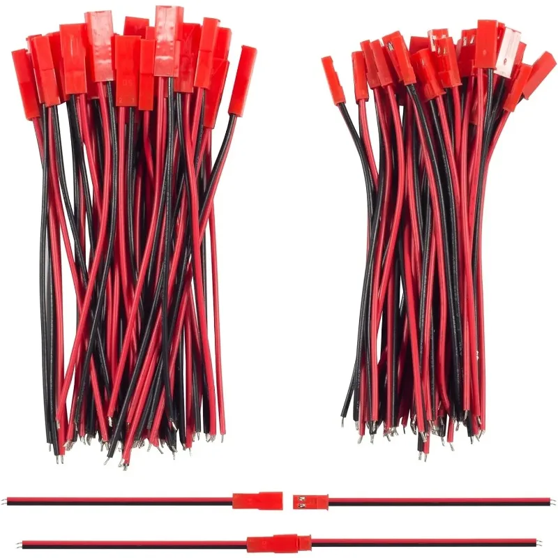 1 Pairs 22 AWG JST Plug Connector 2 Pin Male Female Plug Connector Cable Wire for LED Lamp Strip RC Toys Battery Adapter 10cm
1 Pairs 22 AWG JST Plug Connector 2 Pin Male Female Plug Connector Cable Wire for LED Lamp Strip RC Toys Battery Adapter 10cm