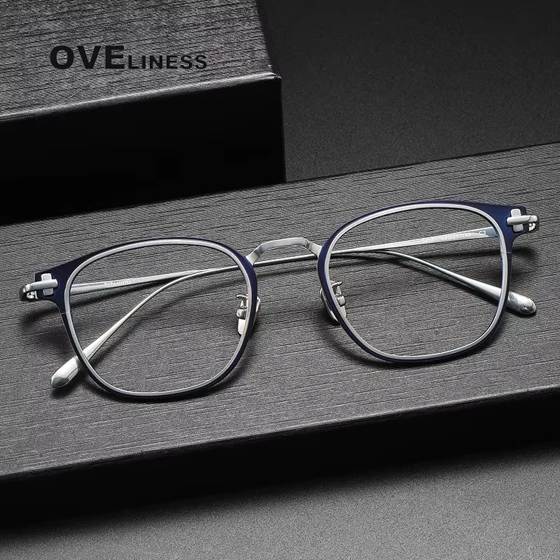 Vintage Pure Titanium Eyeglasses Frame Men Round Glasses Frame Women Brand Design Luxury Brand Eyewear Ultralight spectacles
Vintage Pure Titanium Eyeglasses Frame Men Round Glasses Frame Women Brand Design Luxury Brand Eyewear Ultralight spectacles
