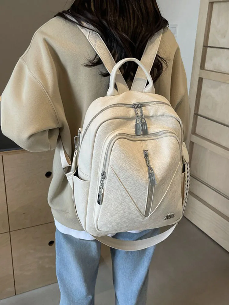 Women Large-capacity Single-shoulder Bag New for Girl Work Commuting School Backpack Fashion Casual Versatile Lychee Pattern Bag
Women Large-capacity Single-shoulder Bag New for Girl Work Commuting School Backpack Fashion Casual Versatile Lychee Pattern Bag