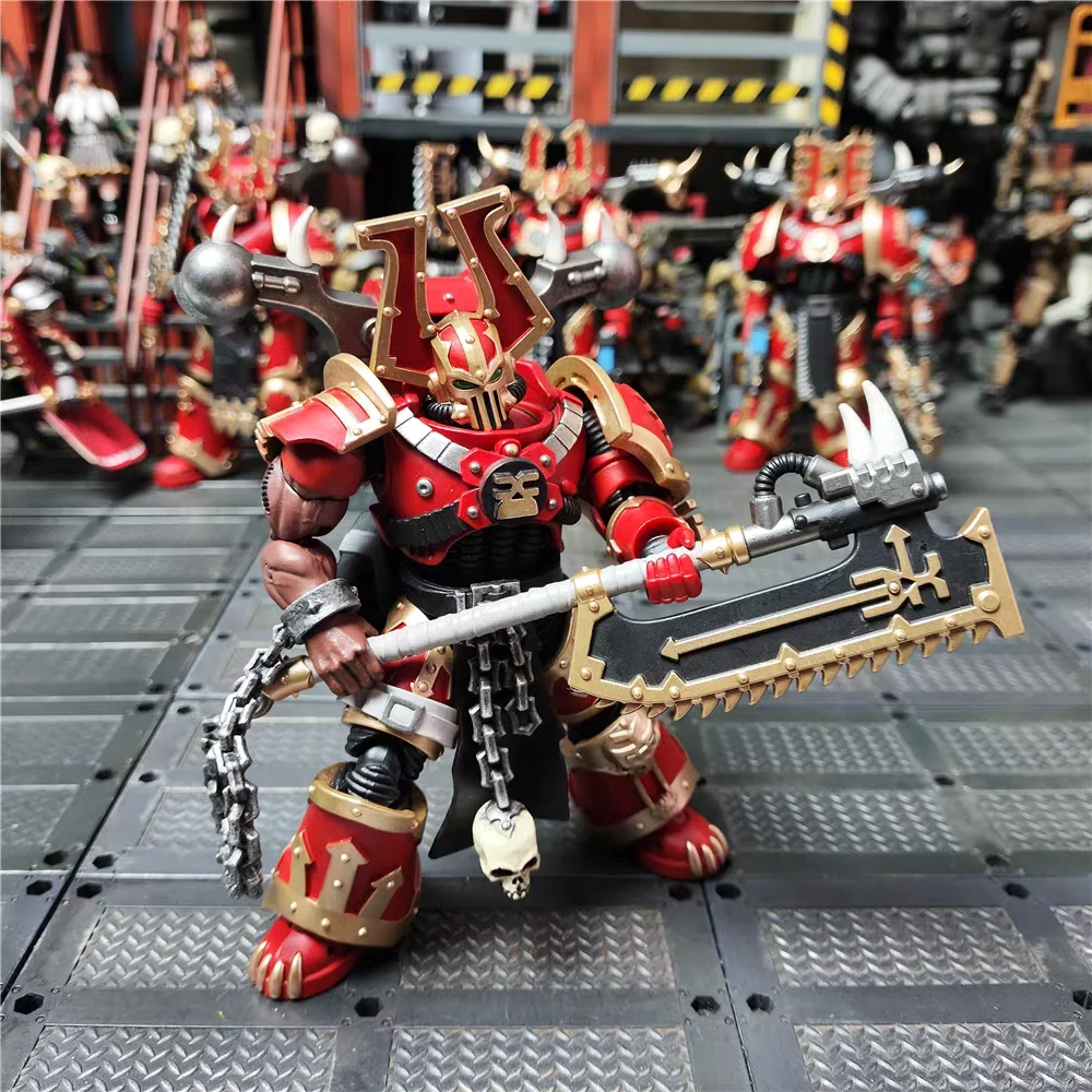 JOYTOY Warhammer 1/18 фигурки World Eaters Khorne Berzerker Eviscerator Chainaxe модель игрушки подарки для мальчиков 3,75 дюйма
JOYTOY Warhammer 1/18 фигурки World Eaters Khorne Berzerker Eviscerator Chainaxe модель игрушки подарки для мальчиков 3,75 дюйма
