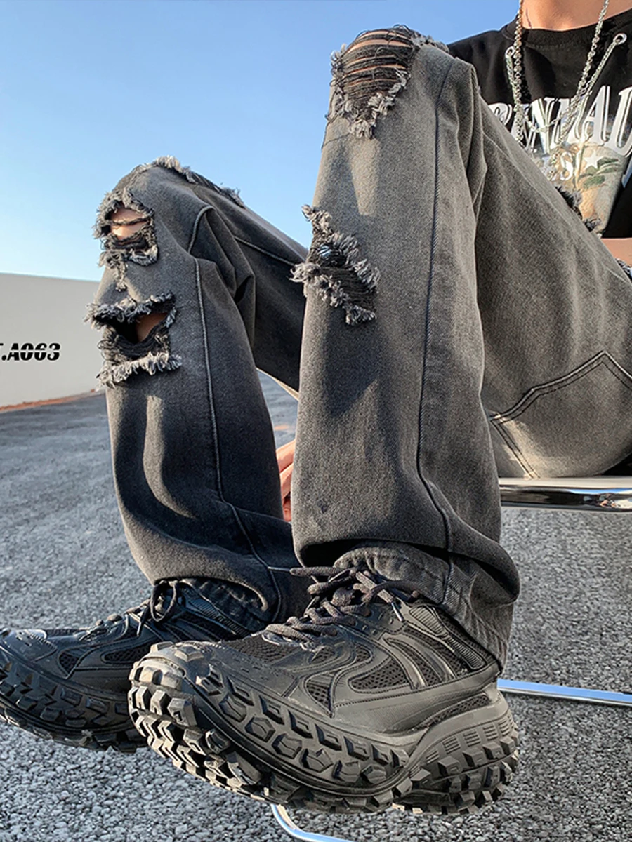 American Retro Men's High-Rise Street Style Denim Jeans Long Version for Taller Menmicro Flared Pants
American Retro Men's High-Rise Street Style Denim Jeans Long Version for Taller Menmicro Flared Pants