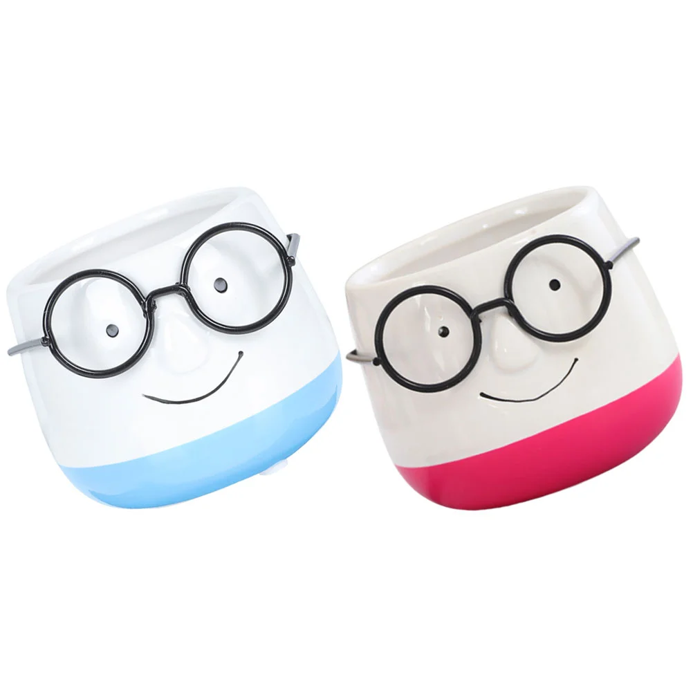 2 Pcs Funny Flowerpot Plants Garden Flowerpots Ceramics Creative Planters for Indoor
2 Pcs Funny Flowerpot Plants Garden Flowerpots Ceramics Creative Planters for Indoor