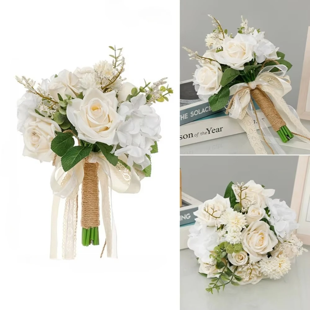 Свадебные букеты для невесты, белые свадебные цветы цвета шампанского для подружки невесты, искусственная роза для цветов гражданской церемонии
Свадебные букеты для невесты, белые свадебные цветы цвета шампанского для подружки невесты, искусственная роза для цветов гражданской церемонии