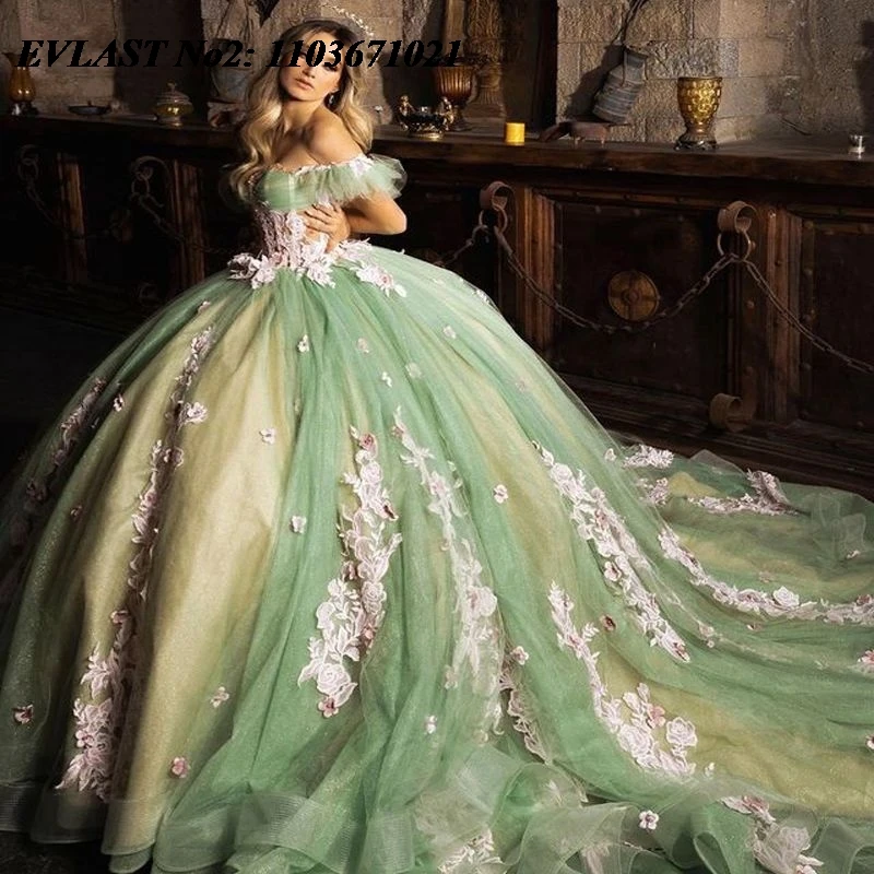 EVLAST индивидуальное мексиканское платье Quinceanera 2026 бальное платье принцессы с кружевной аппликацией и бисером Sweet 16 Vestidos 15 Anos E2QA220
EVLAST индивидуальное мексиканское платье Quinceanera 2026 бальное платье принцессы с кружевной аппликацией и бисером Sweet 16 Vestidos 15 Anos E2QA220