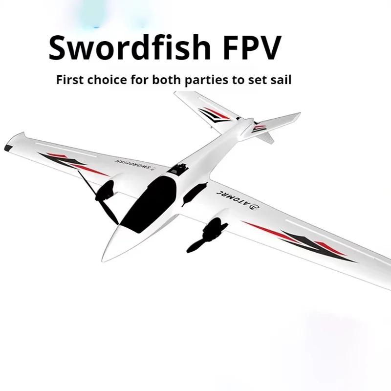 Atomrc FPV Model Swordfish Fixed Wing Double Engine RC Airplane V-Tail Remote Control Toy for Children Long Distance Flying
Atomrc FPV Model Swordfish Fixed Wing Double Engine RC Airplane V-Tail Remote Control Toy for Children Long Distance Flying