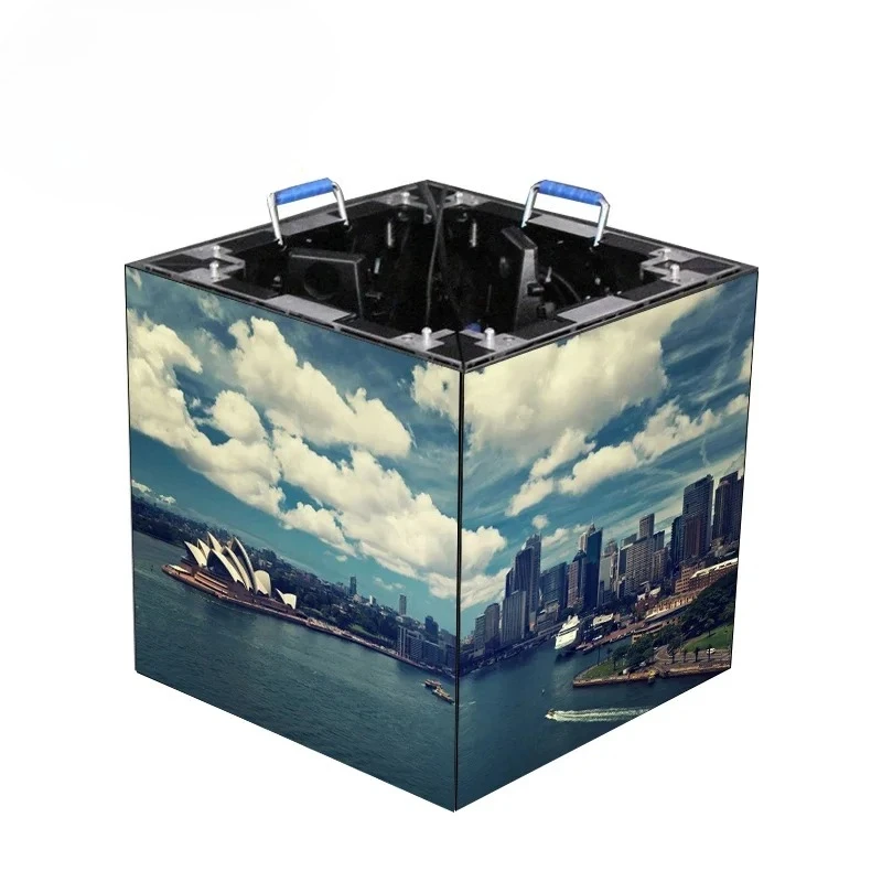 P2.5 new design full color led display cube pantalla de cubo for market 
P2.5 new design full color led display cube pantalla de cubo for market
