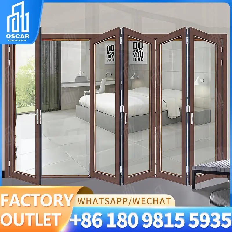 Aluminum Slide & Turn Foldable Double Glass Door Panoramic Stacking Door for Terrace Balcony Patio
Aluminum Slide & Turn Foldable Double Glass Door Panoramic Stacking Door for Terrace Balcony Patio