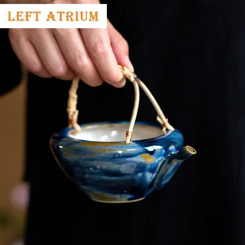 180ml Japanese Kiln Style Lifting Handle Teapot Elegant Tea Infuser Pot Tea Soaking Kettle With Ball Hole Tea Set Collection
180ml Japanese Kiln Style Lifting Handle Teapot Elegant Tea Infuser Pot Tea Soaking Kettle With Ball Hole Tea Set Collection