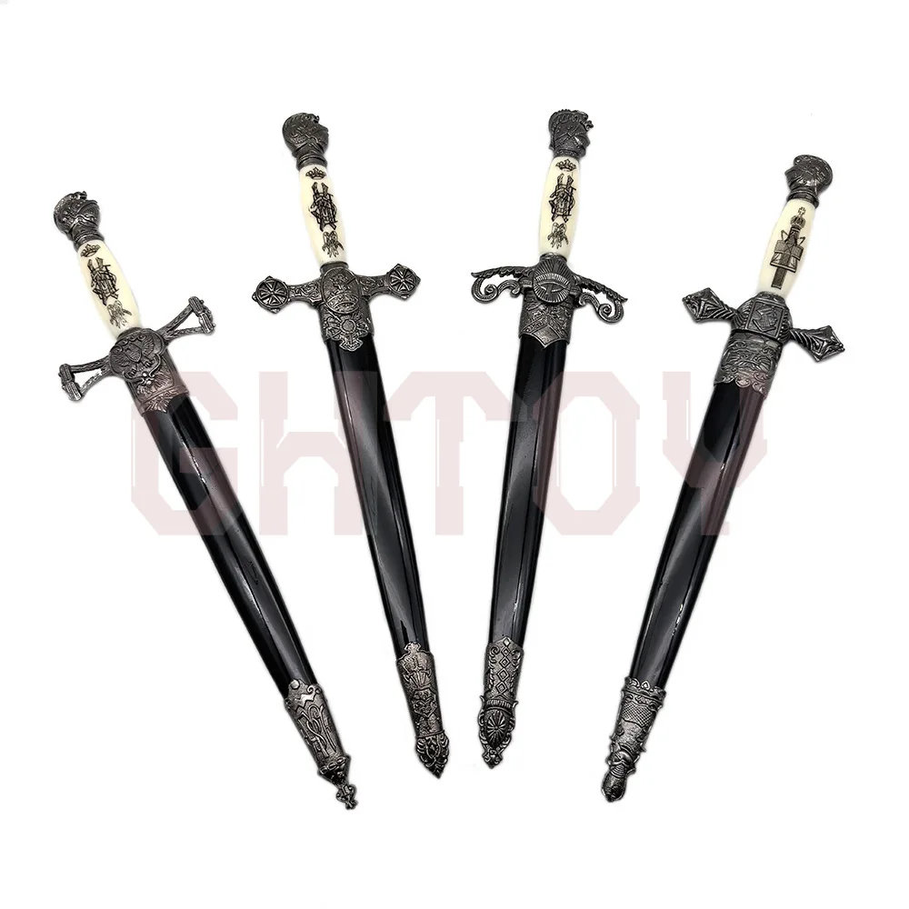35cm Western Swords Uncut Blade Weapons Model Cosplay Props Desktop Display Ornaments Collection Birthday Gift for Girl Boy Toy
35cm Western Swords Uncut Blade Weapons Model Cosplay Props Desktop Display Ornaments Collection Birthday Gift for Girl Boy Toy