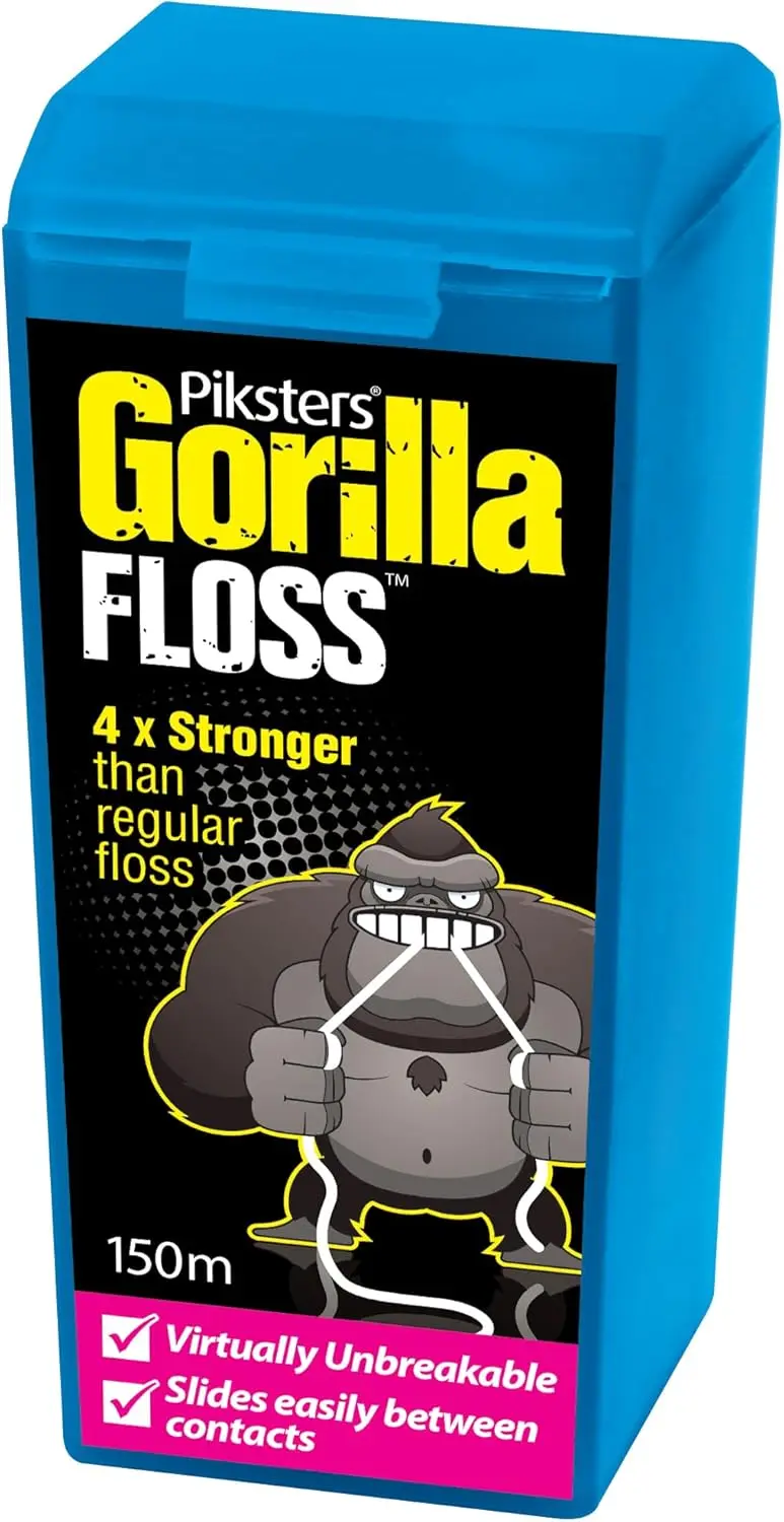 Extra Strong Dental Floss, 150m/164yds, Shred Resistant, Waxed, Smooth Gliding for Deep Cleaning Teeth & Gums
Extra Strong Dental Floss, 150m/164yds, Shred Resistant, Waxed, Smooth Gliding for Deep Cleaning Teeth & Gums