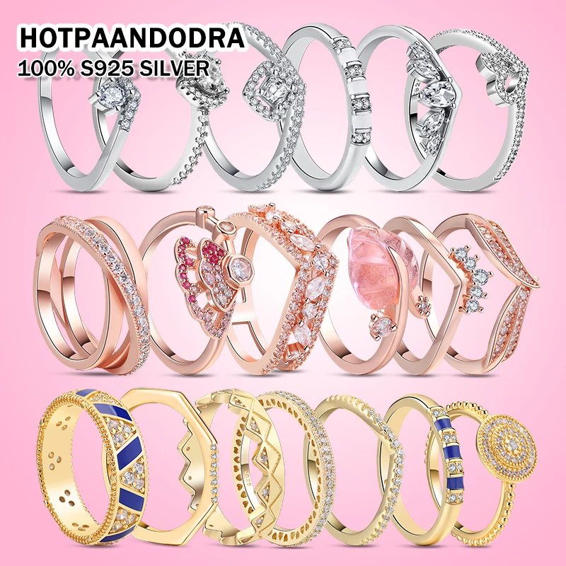 European Original 925 Silver Ring Sparkling Zircon Simple Festive Rings Rose Gold Pink Leaf For Women Party Jewelry Gifts Making
European Original 925 Silver Ring Sparkling Zircon Simple Festive Rings Rose Gold Pink Leaf For Women Party Jewelry Gifts Making