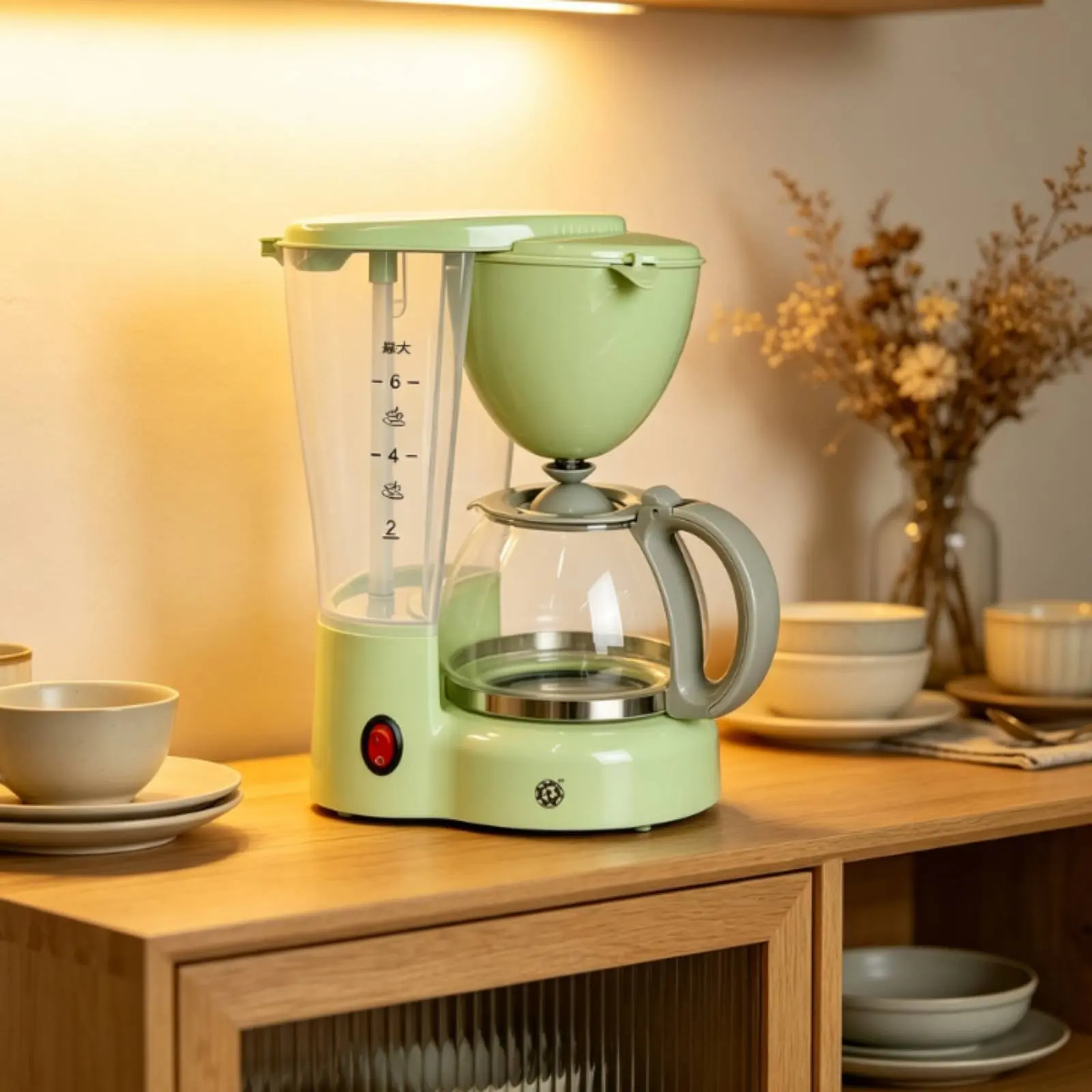 Automatic Pour-over Coffee Machine Single-Button-Button Control Coffee and Tea Machine Kitchen Appliance 600 Ml Capacity
Automatic Pour-over Coffee Machine Single-Button-Button Control Coffee and Tea Machine Kitchen Appliance 600 Ml Capacity
