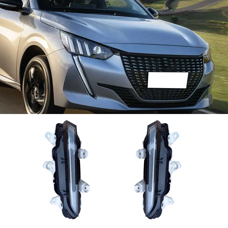 Для Peugeots 208 2008 2018 2019 2020-2023 Автомобильные новые светодиодные дневные ходовые огни, передний бампер, противотуманные фары, сигнальные огни дальнего света
Для Peugeots 208 2008 2018 2019 2020-2023 Автомобильные новые светодиодные дневные ходовые огни, передний бампер, противотуманные фары, сигнальные огни дальнего света
