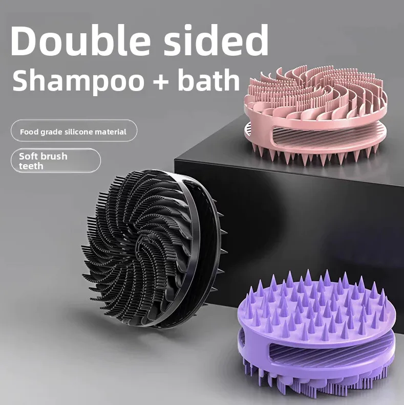 【Beautiful】Soft Silicone Body Scrubber Scalp Exfoliating Non-irritating Body Wash Massager Bath Shower Brush Body Scrub SkinTool
【Beautiful】Soft Silicone Body Scrubber Scalp Exfoliating Non-irritating Body Wash Massager Bath Shower Brush Body Scrub SkinTool