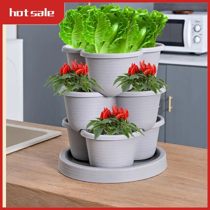 A74P-Vertical Gardening Stackable Flower Pots, For Strawberries, Flowers, Vegetable,Three-Dimensional Flower Pots(5PCS)
A74P-Vertical Gardening Stackable Flower Pots, For Strawberries, Flowers, Vegetable,Three-Dimensional Flower Pots(5PCS)