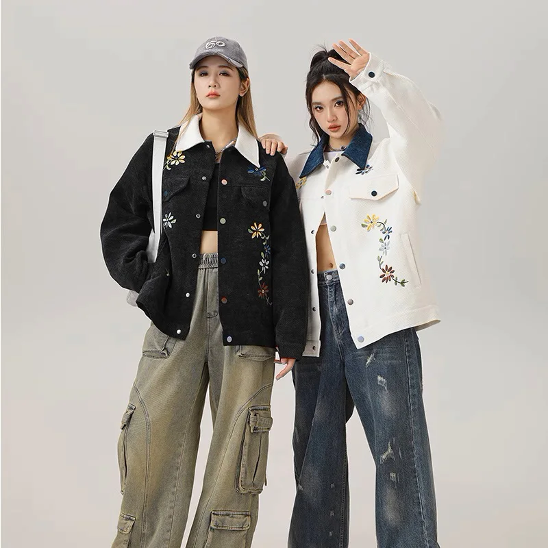 Men and Women Embroidery Streetwear Retro Fashion Loose Casual Spring Autumn Jacket Unisex Campus Y2k Cargo Coat Outerwear
Men and Women Embroidery Streetwear Retro Fashion Loose Casual Spring Autumn Jacket Unisex Campus Y2k Cargo Coat Outerwear