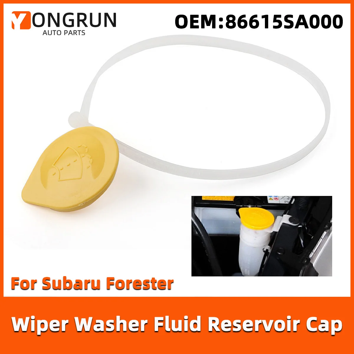 YONGRUN Automotive Windshield Cleaning Bottle Cap 86615SA000 Suitable For 2006-2013 Subaru Forester Cleaning Fluid Reservoir Cap
YONGRUN Automotive Windshield Cleaning Bottle Cap 86615SA000 Suitable For 2006-2013 Subaru Forester Cleaning Fluid Reservoir Cap