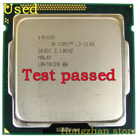 Processador Intel-core i3 2100, 3.1ghz, dual-core lga 1155