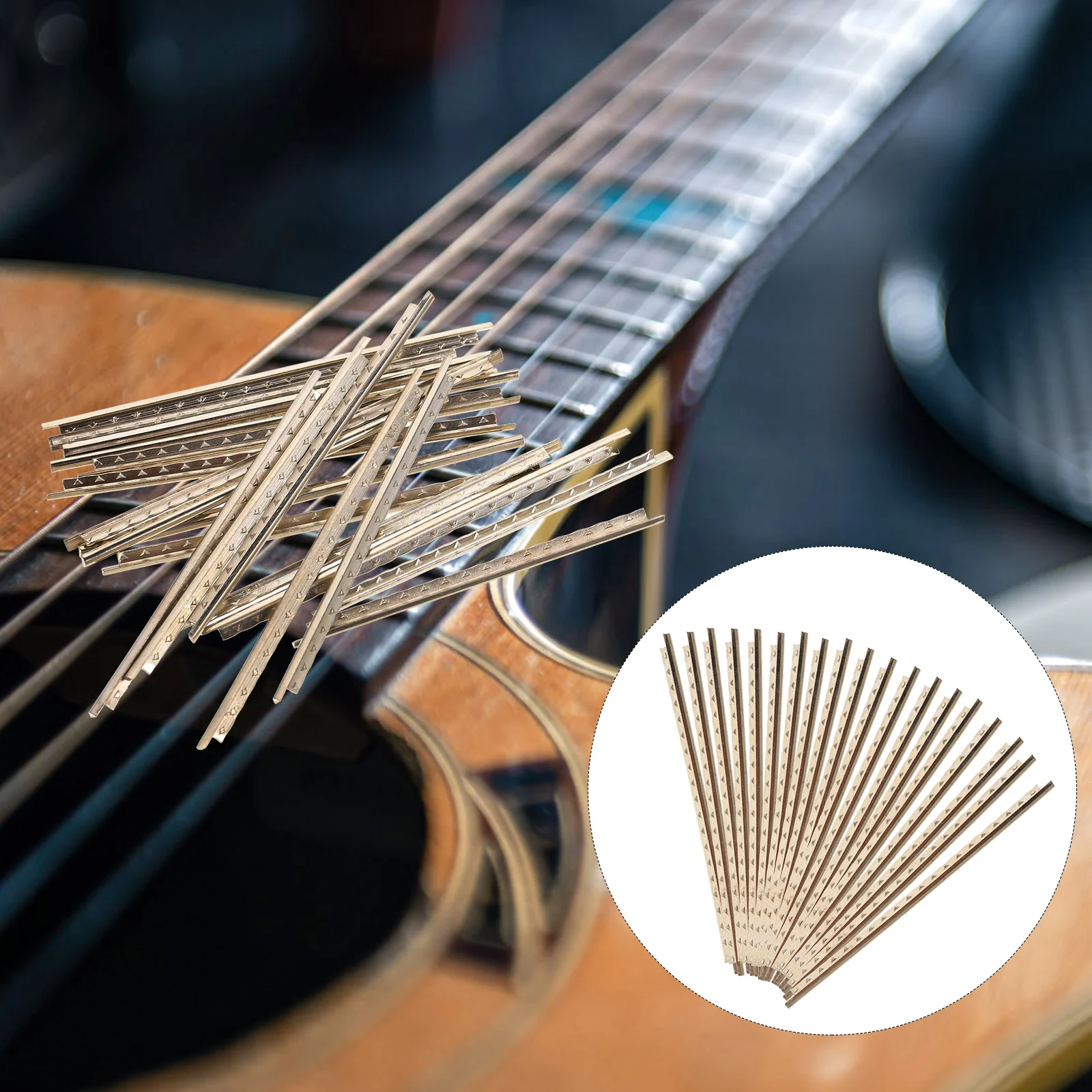 19 Pcs White Copper Fret Wire Electric Guitar Classical Frets Replacement Accessories Small Size Clear Sound Perfect
19 Pcs White Copper Fret Wire Electric Guitar Classical Frets Replacement Accessories Small Size Clear Sound Perfect