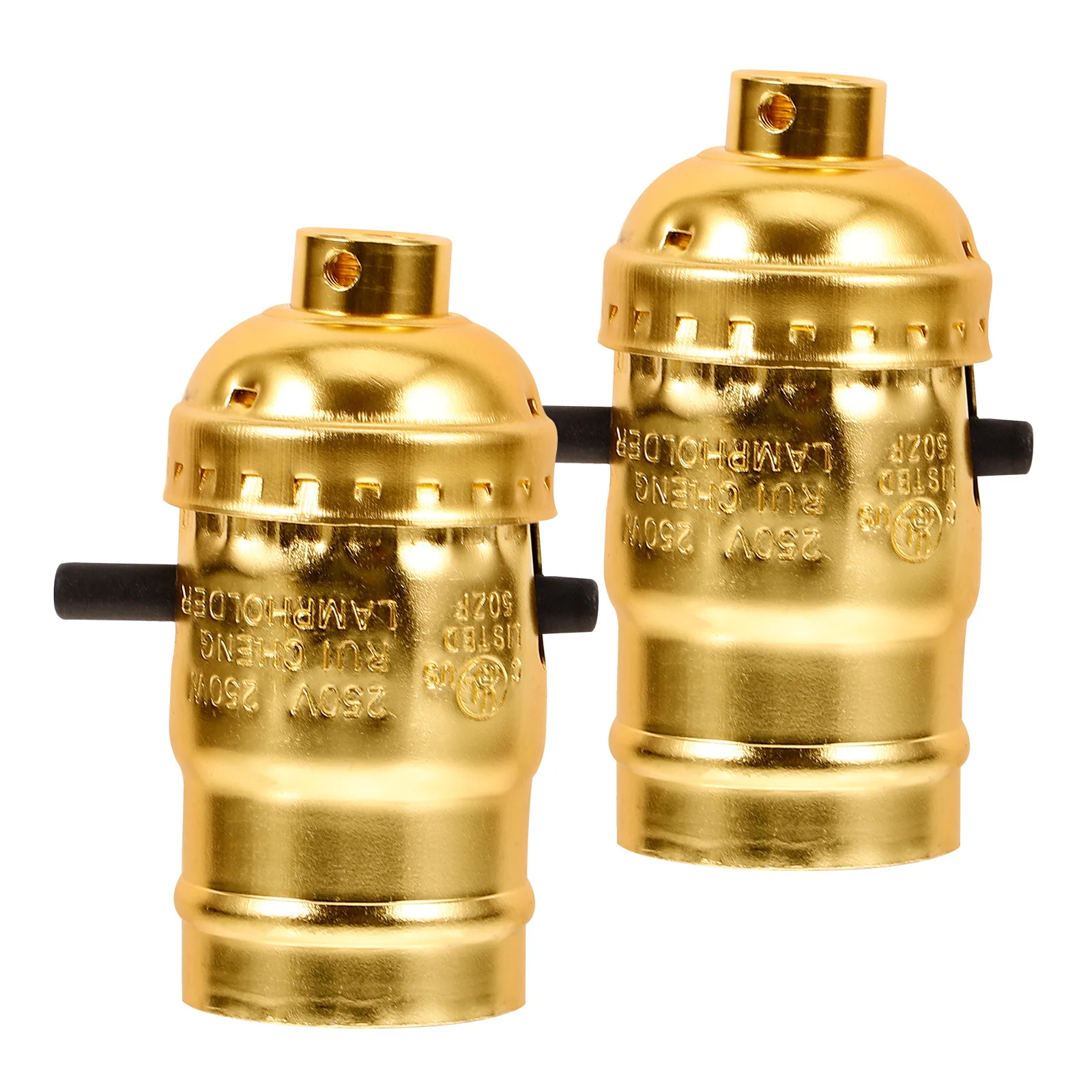 2 Pcs Plug-in Lamp Holder Socket Assembly and Replacement Terminal Sockets Base Converter Switch Aluminum
2 Pcs Plug-in Lamp Holder Socket Assembly and Replacement Terminal Sockets Base Converter Switch Aluminum