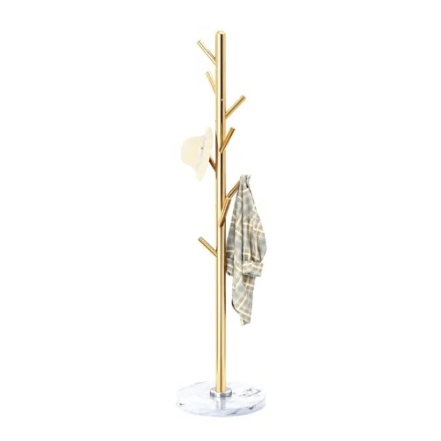 Coat Rack with Natural Marble Base Solid Stainless Steel Coat Racks Freestanding Coat Rack Stand with 8 Hooks Coat Tree Hats Ha
Coat Rack with Natural Marble Base Solid Stainless Steel Coat Racks Freestanding Coat Rack Stand with 8 Hooks Coat Tree Hats Ha
