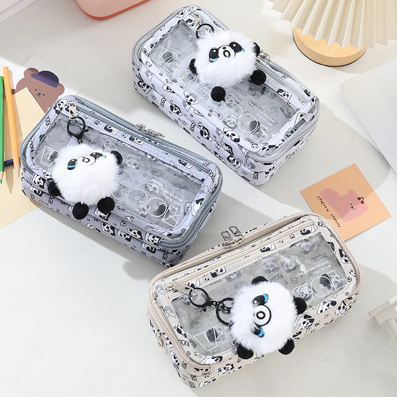 Cute Cartoon Panda Pencil Case Large Capacity Cute Stationery Box for Students Adorable Animal Design School Supply Organizer
Cute Cartoon Panda Pencil Case Large Capacity Cute Stationery Box for Students Adorable Animal Design School Supply Organizer