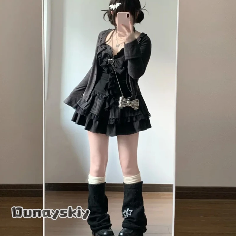 Jirai Kei Lolita Blouse Lace Style White Shirt Black Shorts Long Sleeve Bow Blouse, Subculture Cute Solid Color Women Top
Jirai Kei Lolita Blouse Lace Style White Shirt Black Shorts Long Sleeve Bow Blouse, Subculture Cute Solid Color Women Top