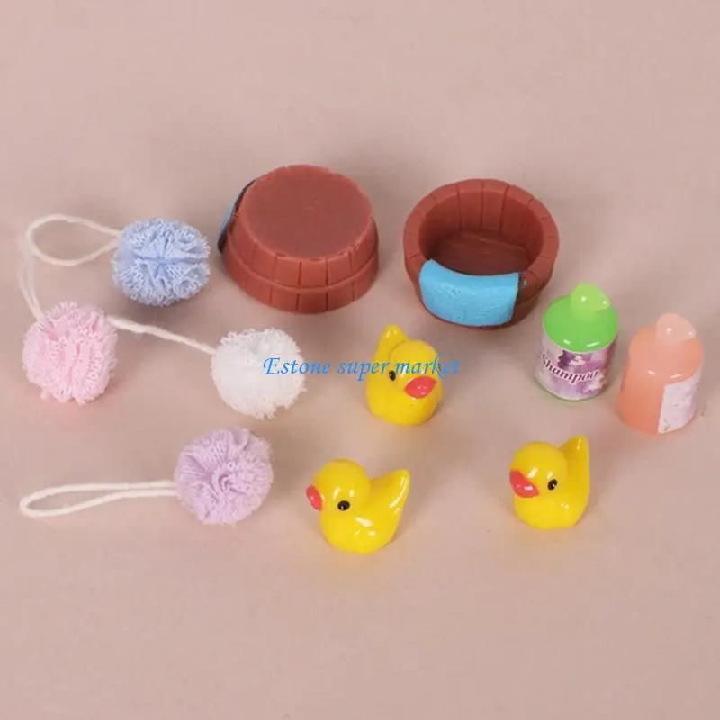 090B Doll House Miniature Bathroom Scene Props Set 1/12 Doll House Decoration Craft Project Shower Room Scene Setting Props
090B Doll House Miniature Bathroom Scene Props Set 1/12 Doll House Decoration Craft Project Shower Room Scene Setting Props