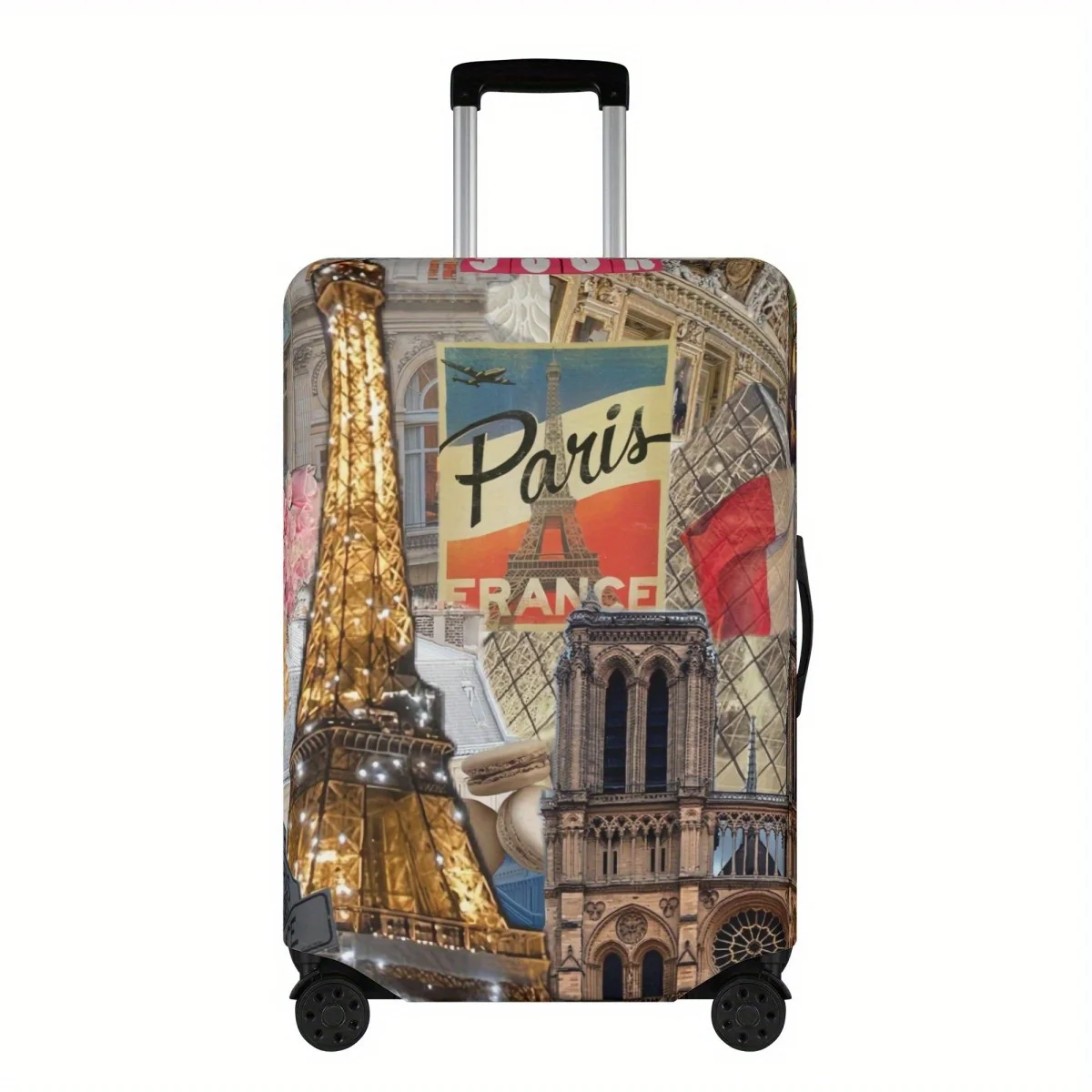 1pc Paris Eiffel Tower Luggage Cover, Durable Elastic Polyester, Double-Sided Printing, Washable Travel Suitcase Protector
1pc Paris Eiffel Tower Luggage Cover, Durable Elastic Polyester, Double-Sided Printing, Washable Travel Suitcase Protector