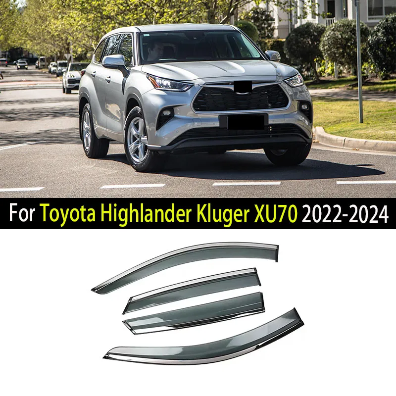 Автомобильный оконный козырек для Toyota Highlander Kluger XU70 2022 2023 2024, дефлекторы, защита от дождя, защита от ветра, защита от солнца и дождя
Автомобильный оконный козырек для Toyota Highlander Kluger XU70 2022 2023 2024, дефлекторы, защита от дождя, защита от ветра, защита от солнца и дождя