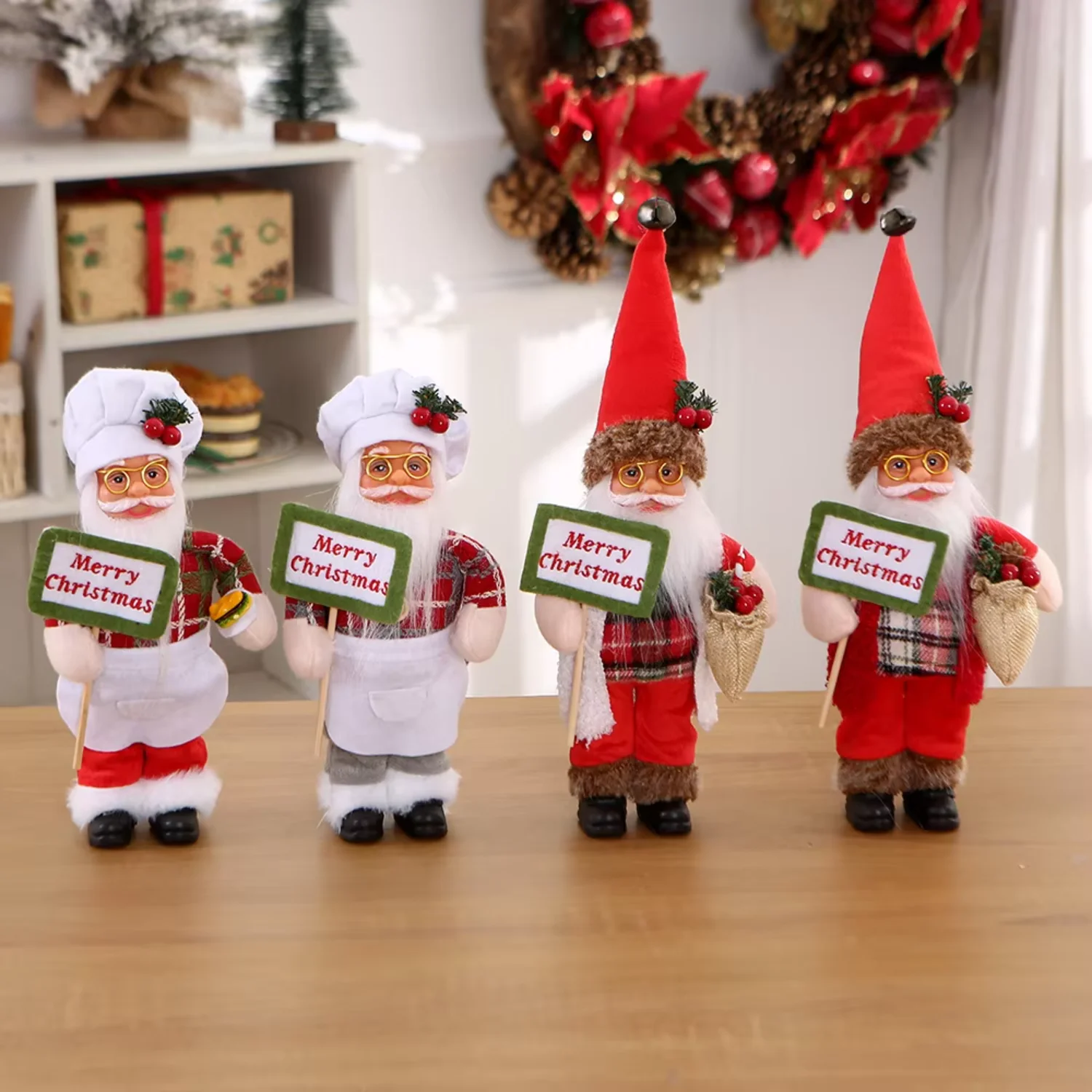 Santa Claus Figure Fabric Toys Christmas Holiday Decorations Doll Gift
Santa Claus Figure Fabric Toys Christmas Holiday Decorations Doll Gift
